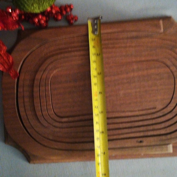 Vintage Handmade Walnut Collapsible Basket by H&L Enterprises - Picture 11 of 11